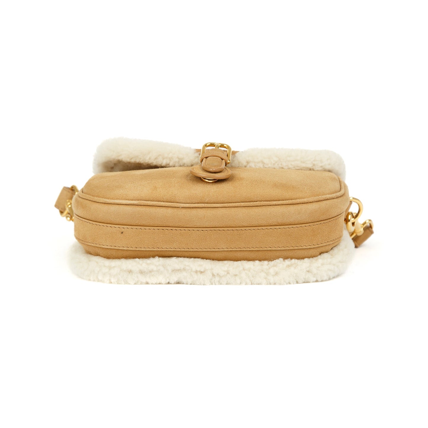 Christian Dior Small Shearling Bobby Crossbody Bag
