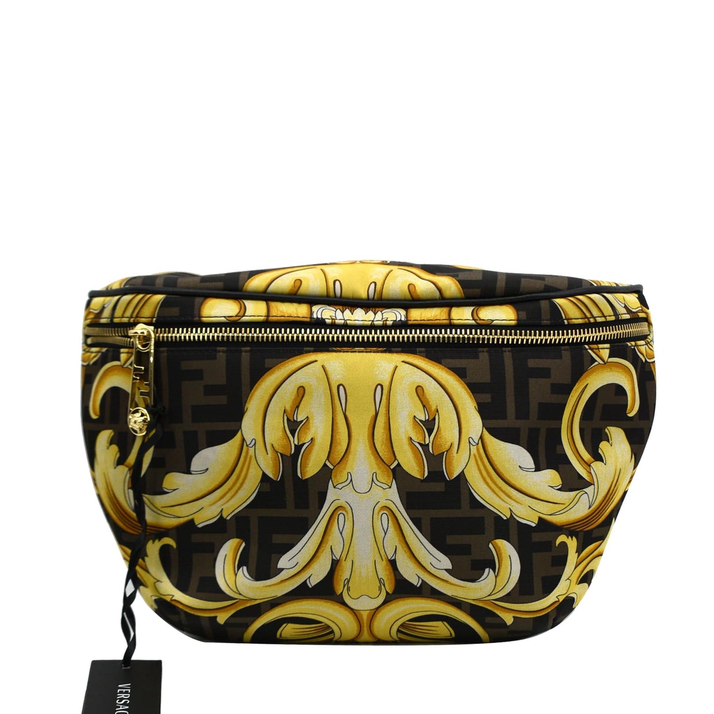 Fendi Luxury Leather Gold Handbag Style 2