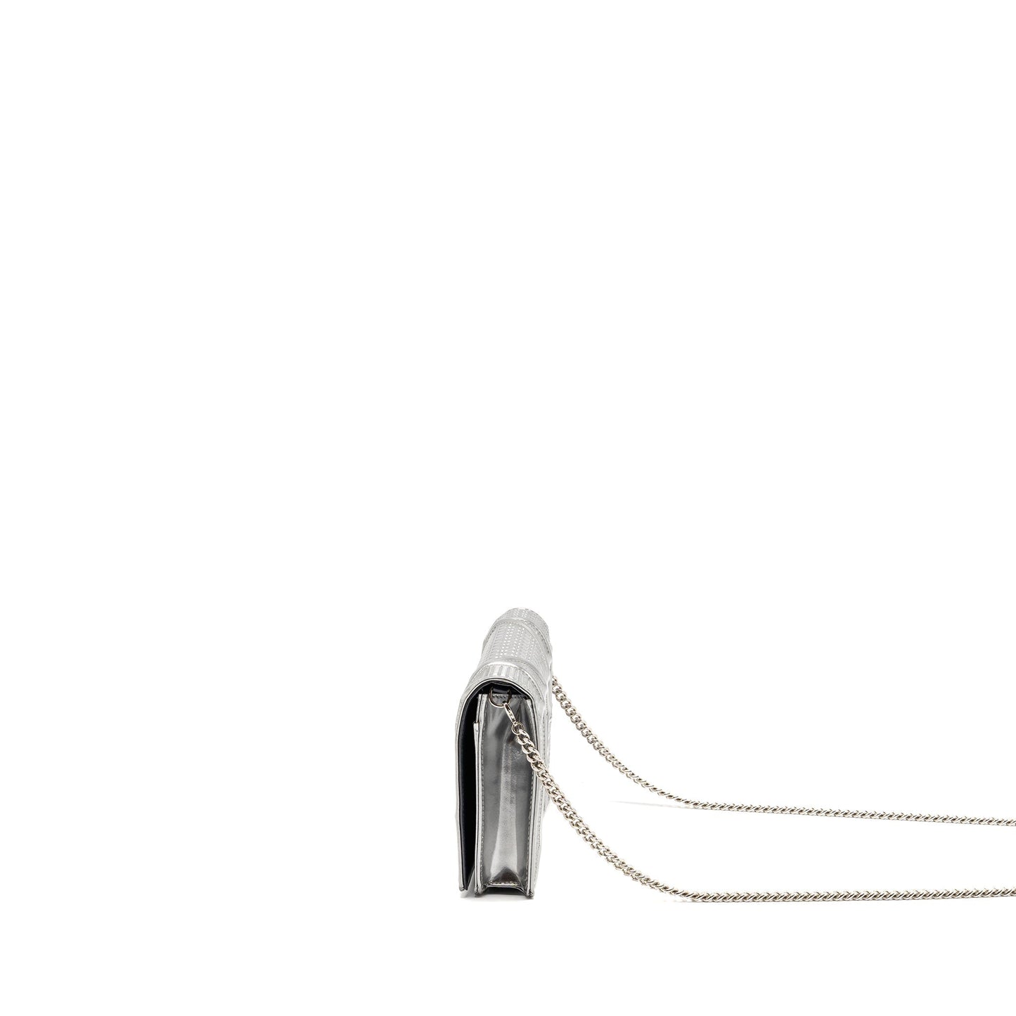 Dior Diorama Wallet On Chain Calfskin Silver