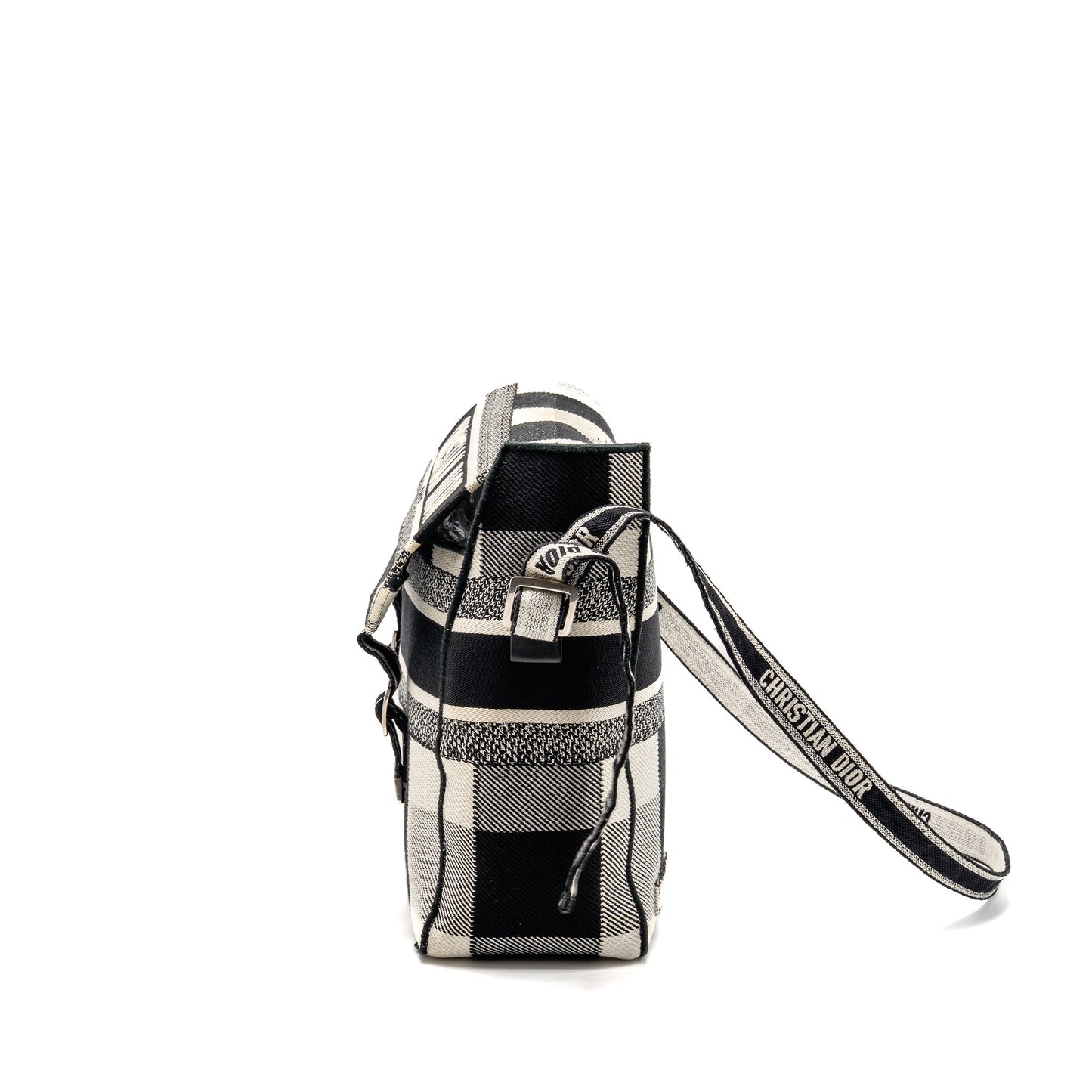 Dior Diorcamp Messenger Purse Canvas Black/White
