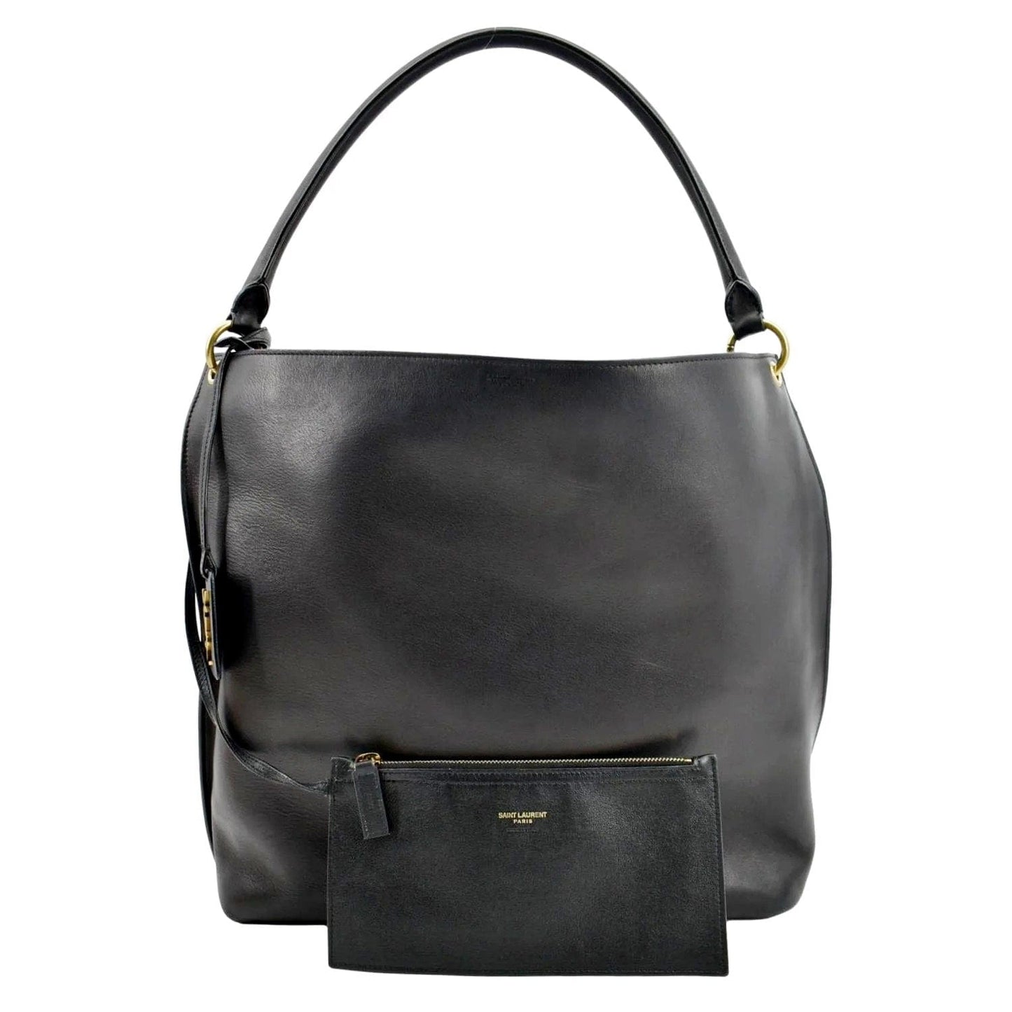 Saint Laurent Leather Black Shoulder Bag Style 7