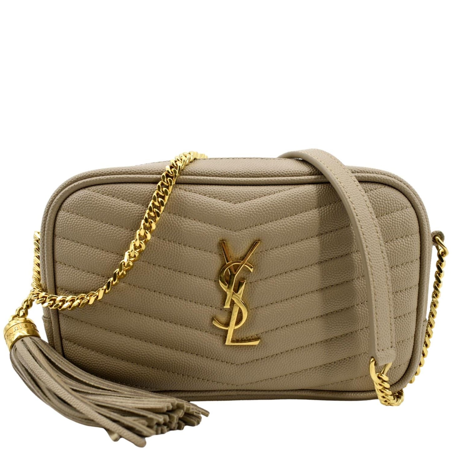 Saint Laurent Lou Beige Crossbody