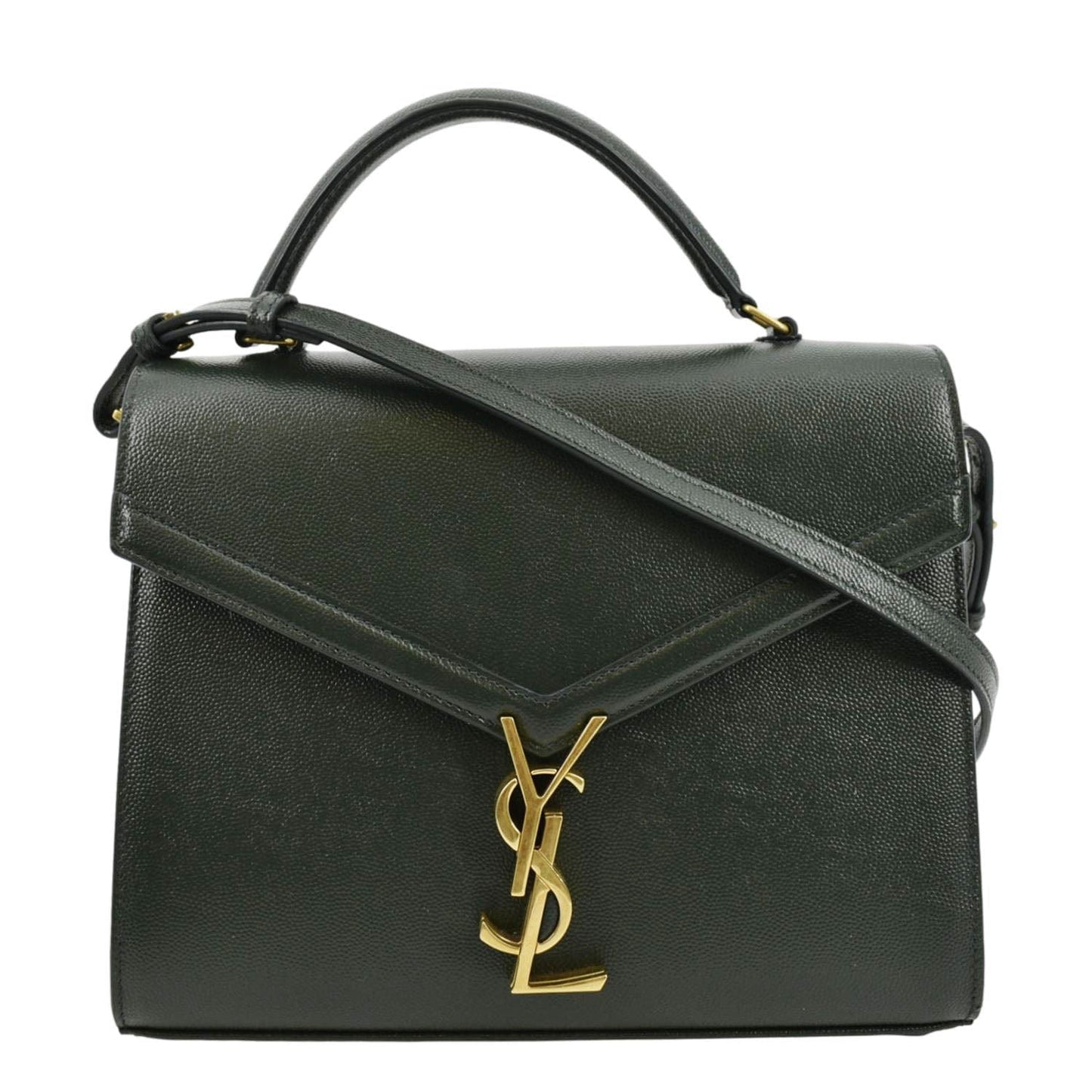Saint Laurent Cassandra Leather Red Shoulder Bag Style 12