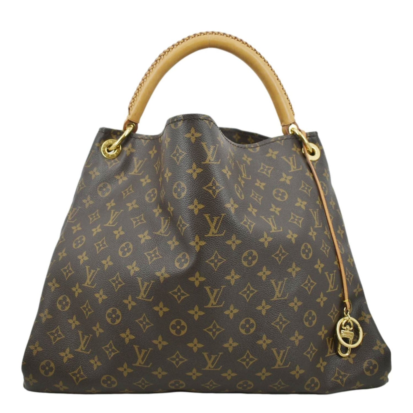 LOUIS VUITTON Artsy GM Monogram Canvas Hobo Bag Brown