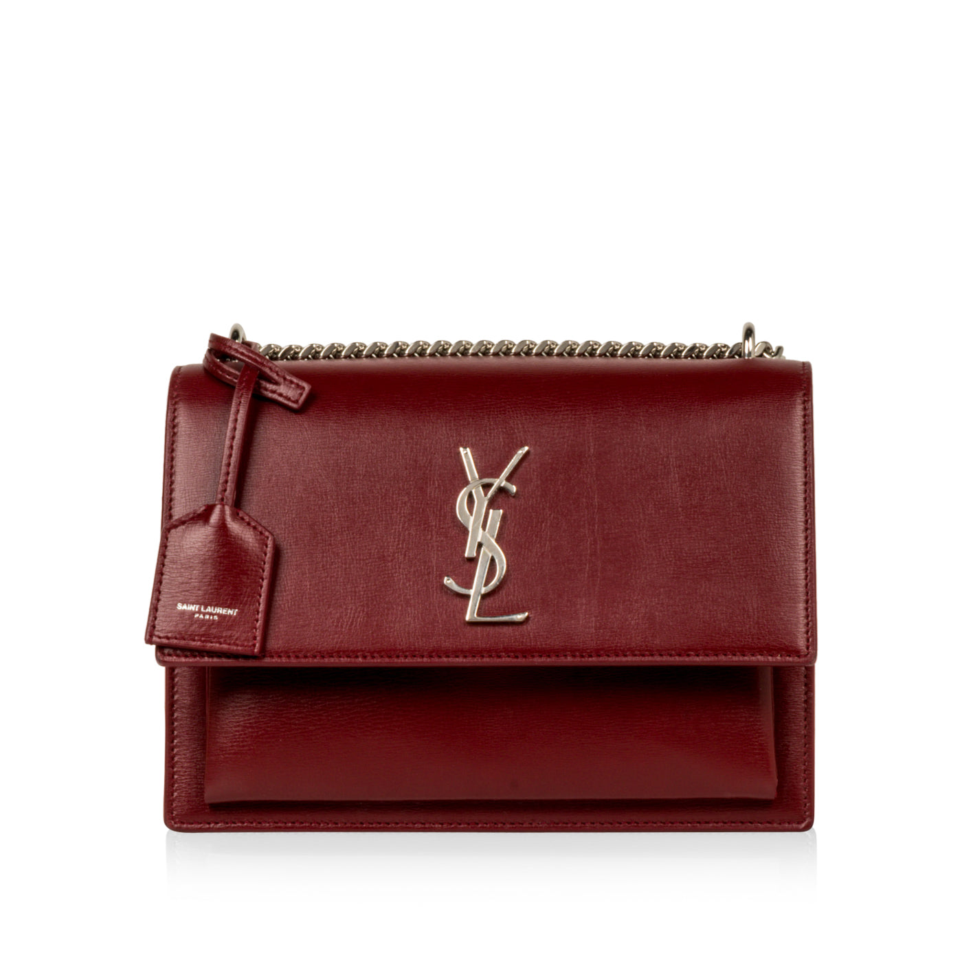 Saint Laurent Luxury Leather Red Handbag Style 23
