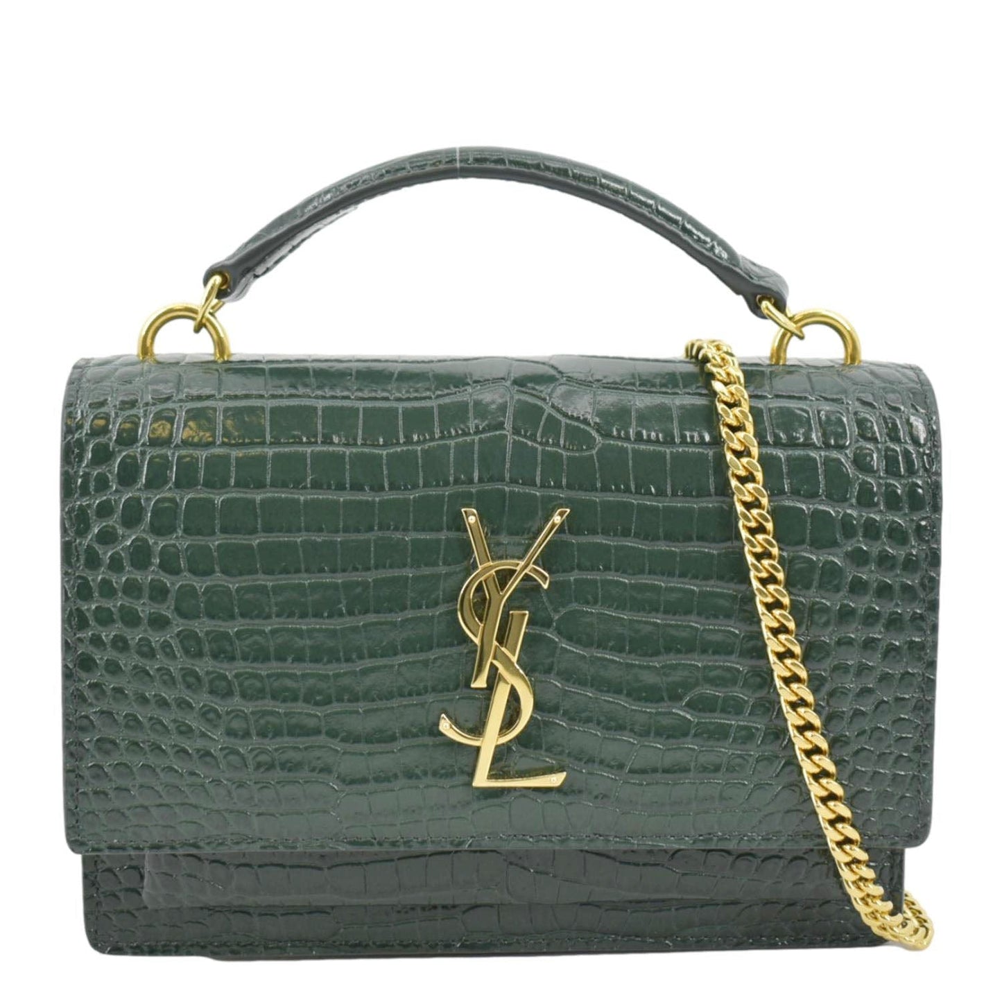 Saint Laurent Sunset Leather Red Crossbody Style 7