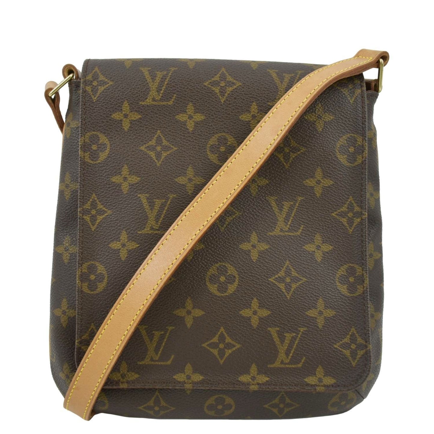 LOUIS VUITTON M tte Salsa Monogram Canvas Shoulder Bag Brown