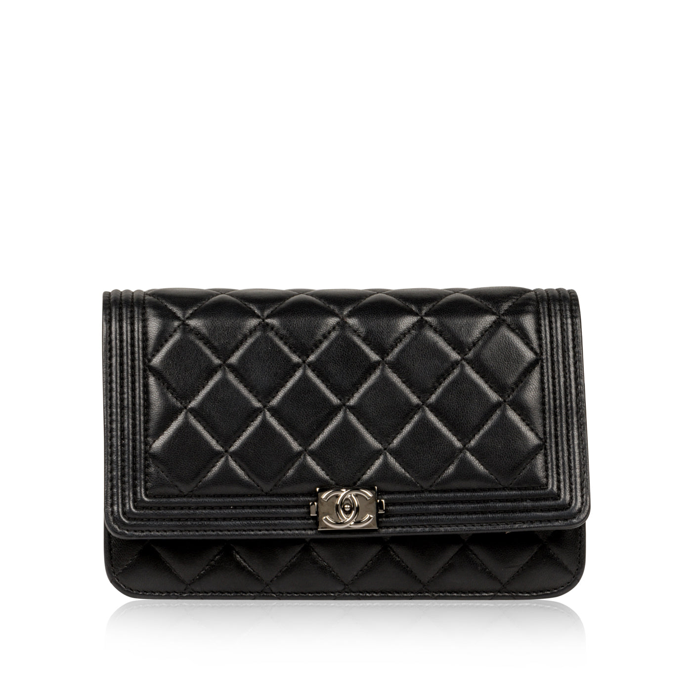 Chanel Classic Flap Lambskin Black Crossbody Lambskin