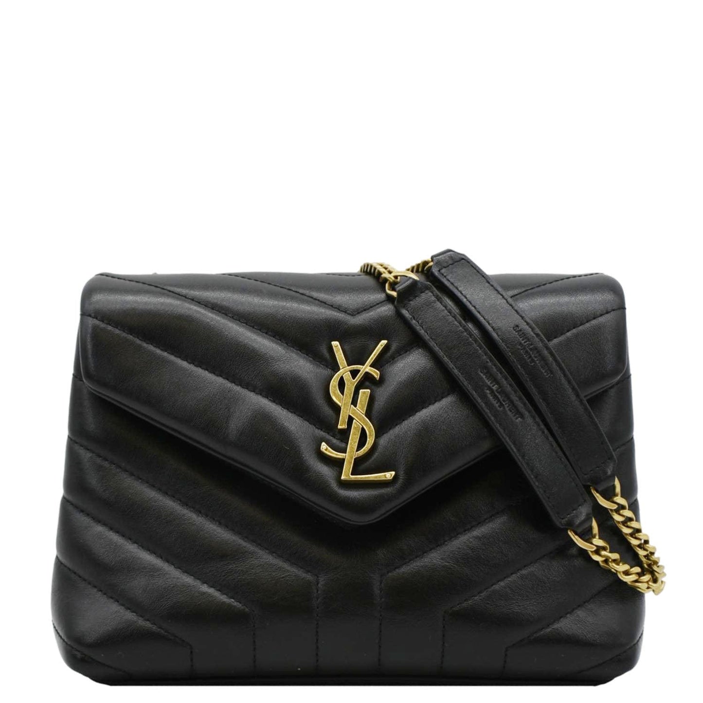 Saint Laurent Loulou Leather Black Crossbody Style 11