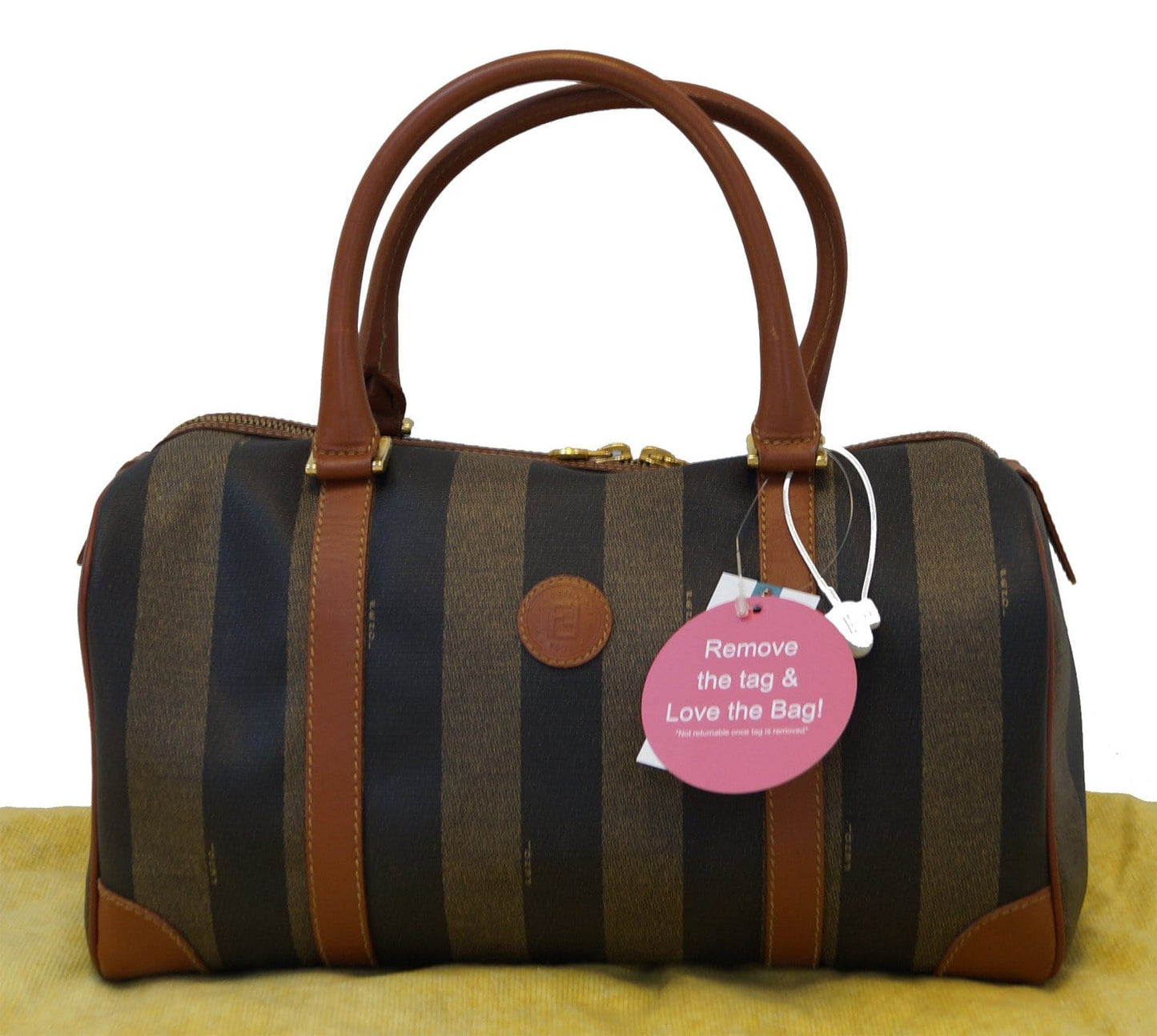 Fendi Luxury Leather Brown Handbag