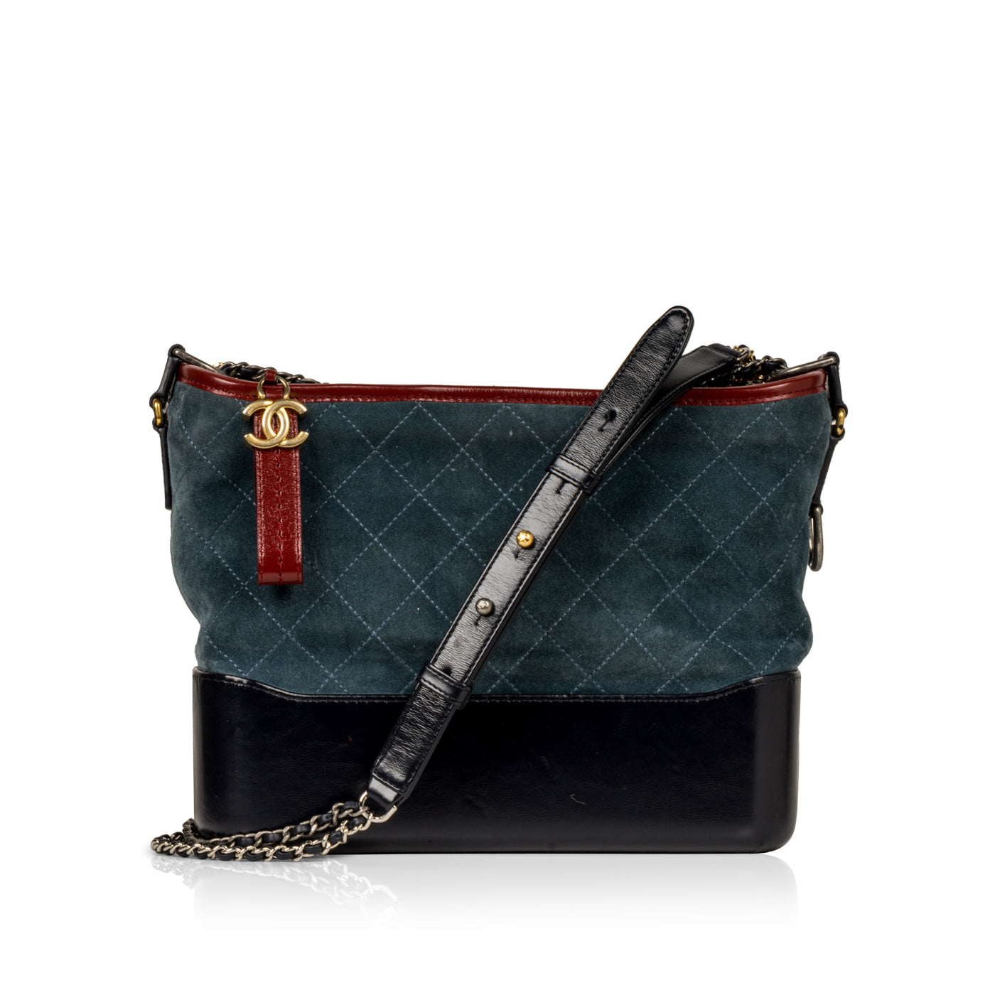 Chanel Classic Flap Patent Leather Gold Shoulder Bag