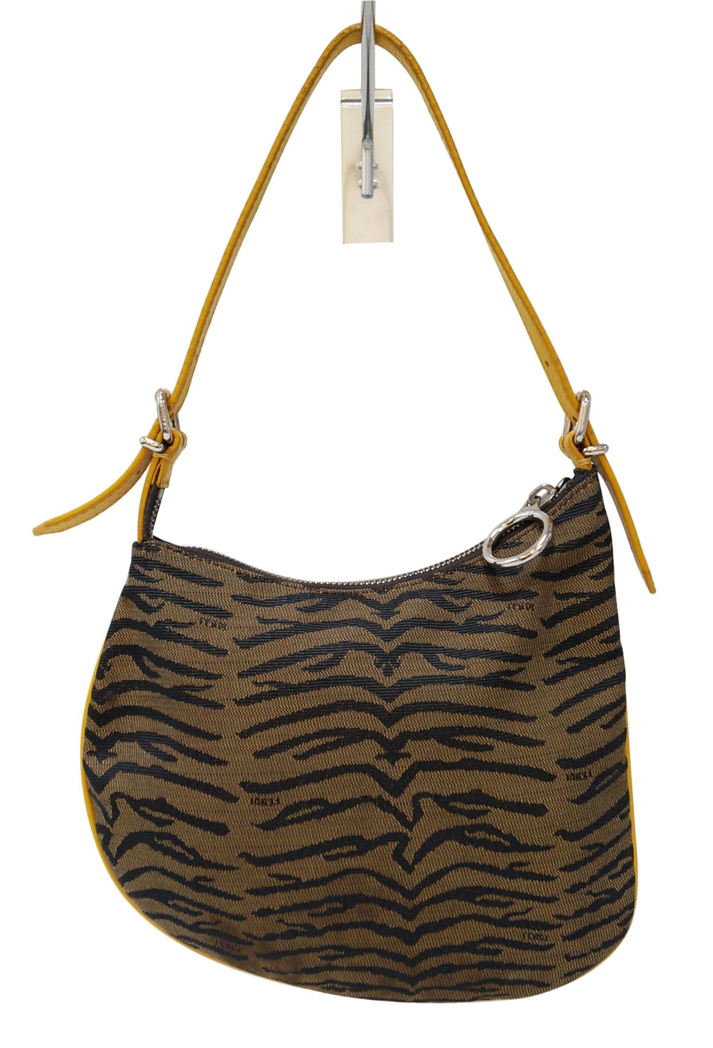 Fendi Luxury Canvas Red Shoulder Bag Style 56