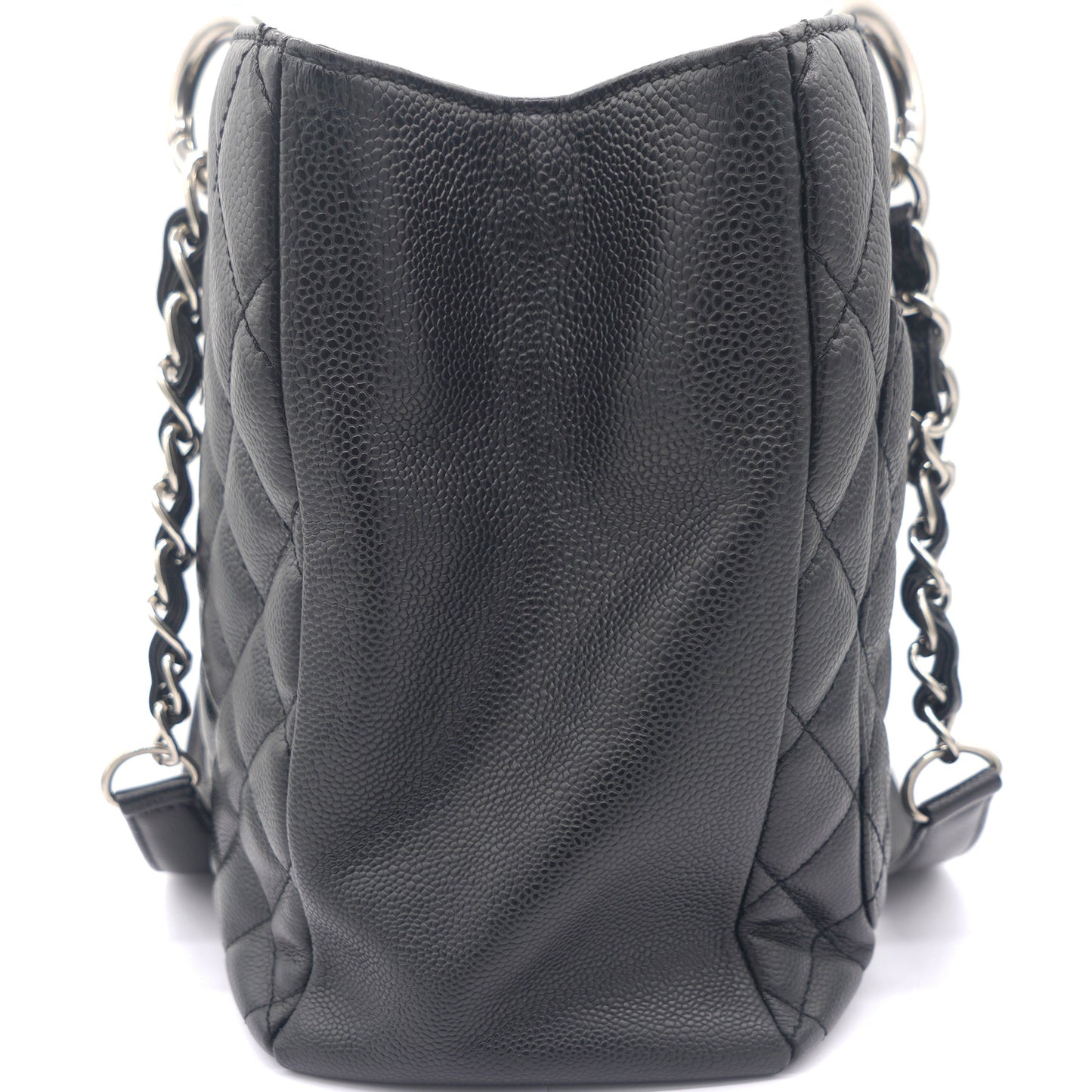 Chanel Quilted Caviar Leather Black Tote
