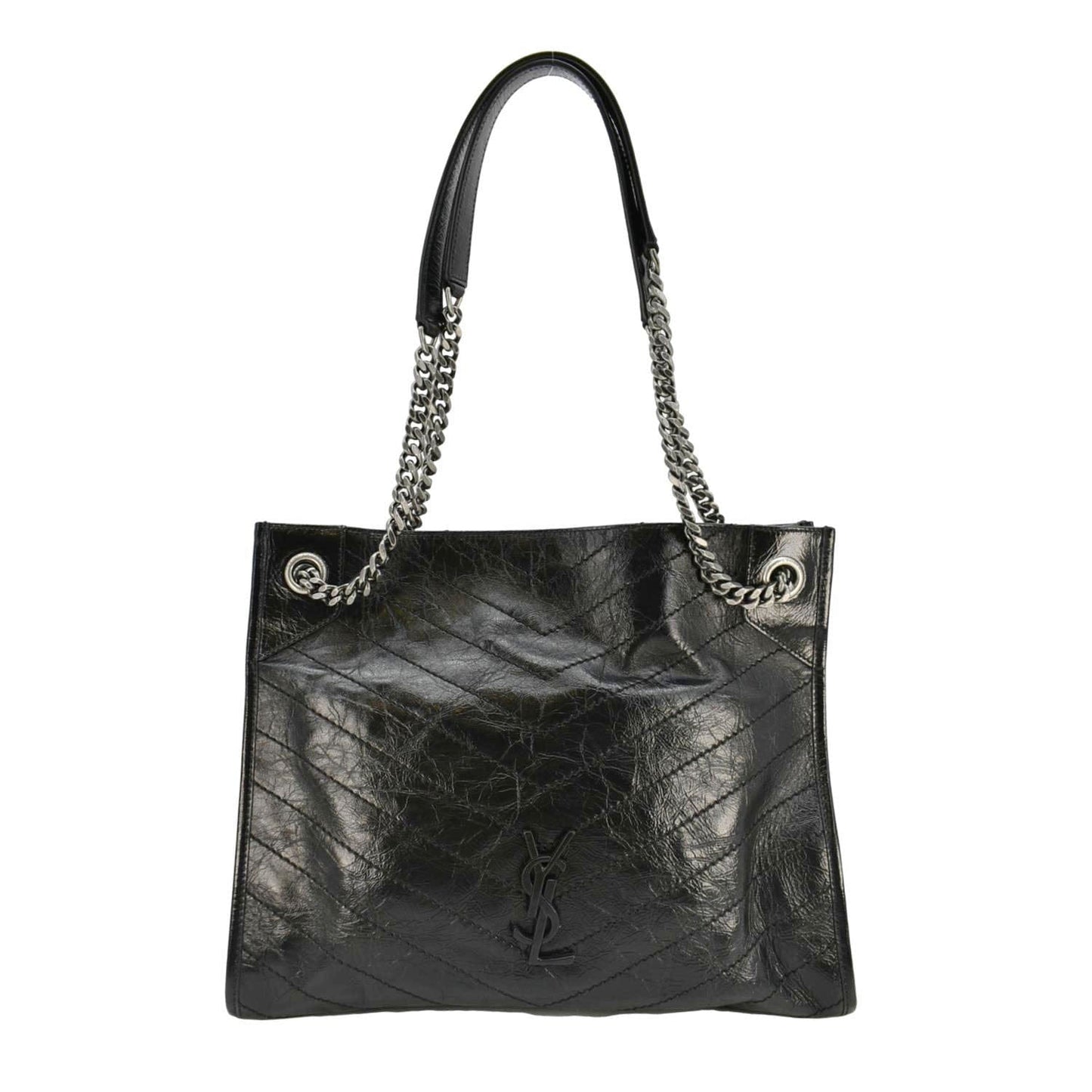 Saint Laurent Niki Leather Black Tote Bag Style 3