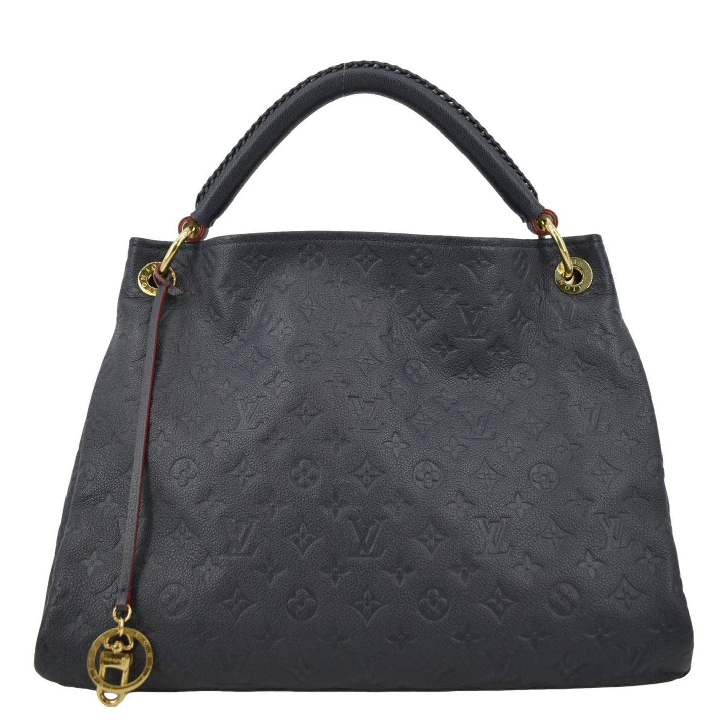 LOUIS VUITTON Artsy MM Empreinte Leather Hobo Bag Black -