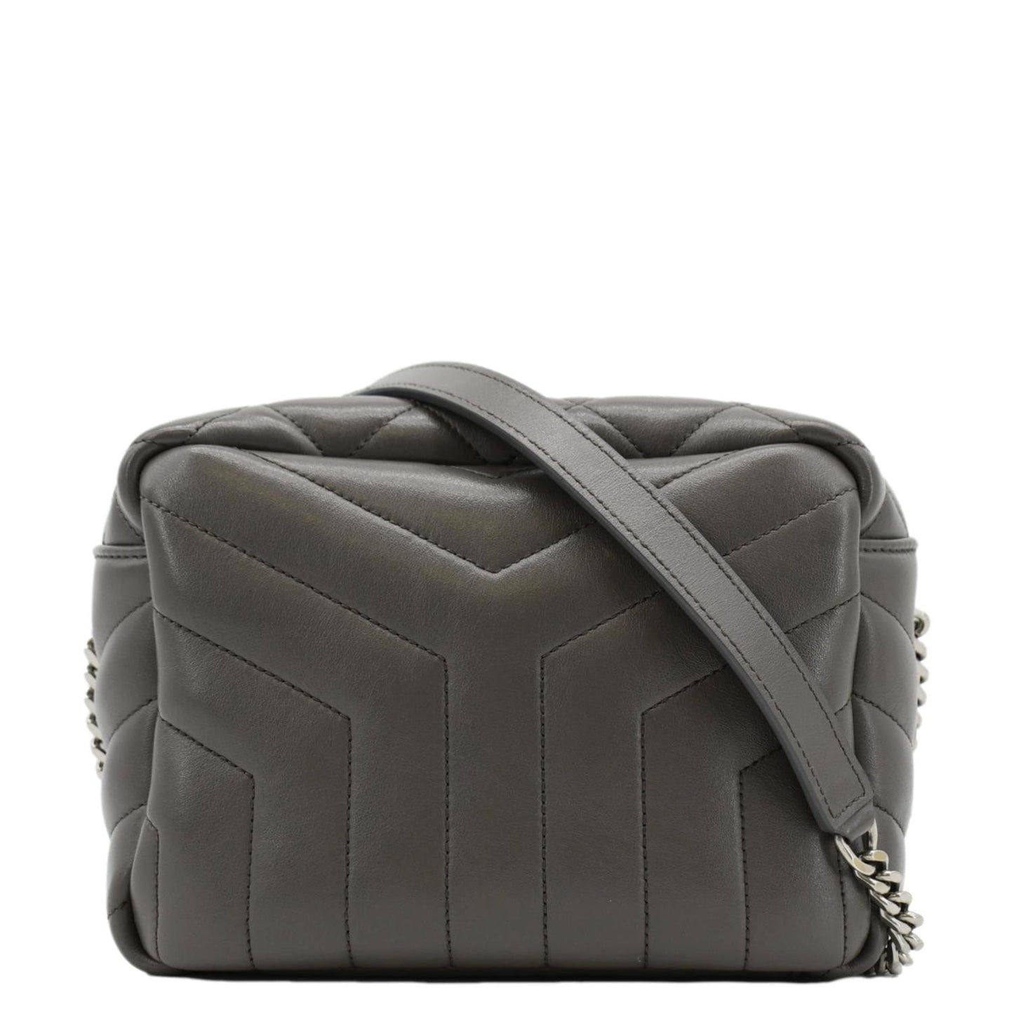 Saint Laurent Loulou Quilted Red Crossbody