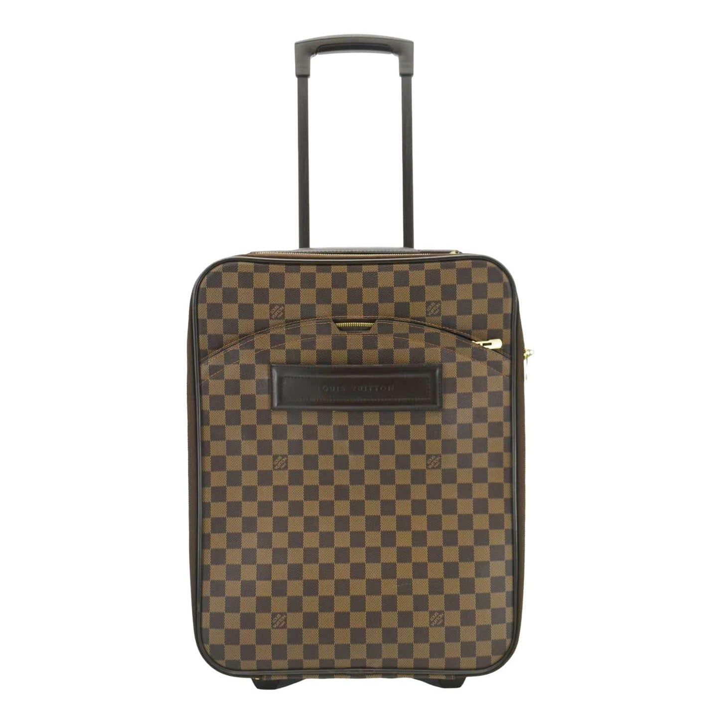 LOUIS VUITTON Pegase 45 Damier Ebene Rolling Travel Bag Brown