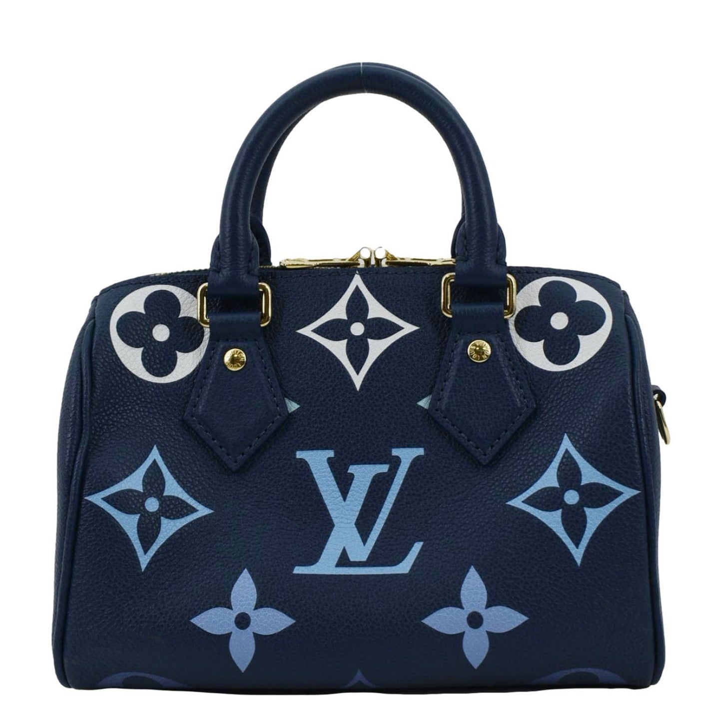 LOUIS VUITTON 20 Bandouliere Empreinte Monogram Shoulder Bag Degrade Blue