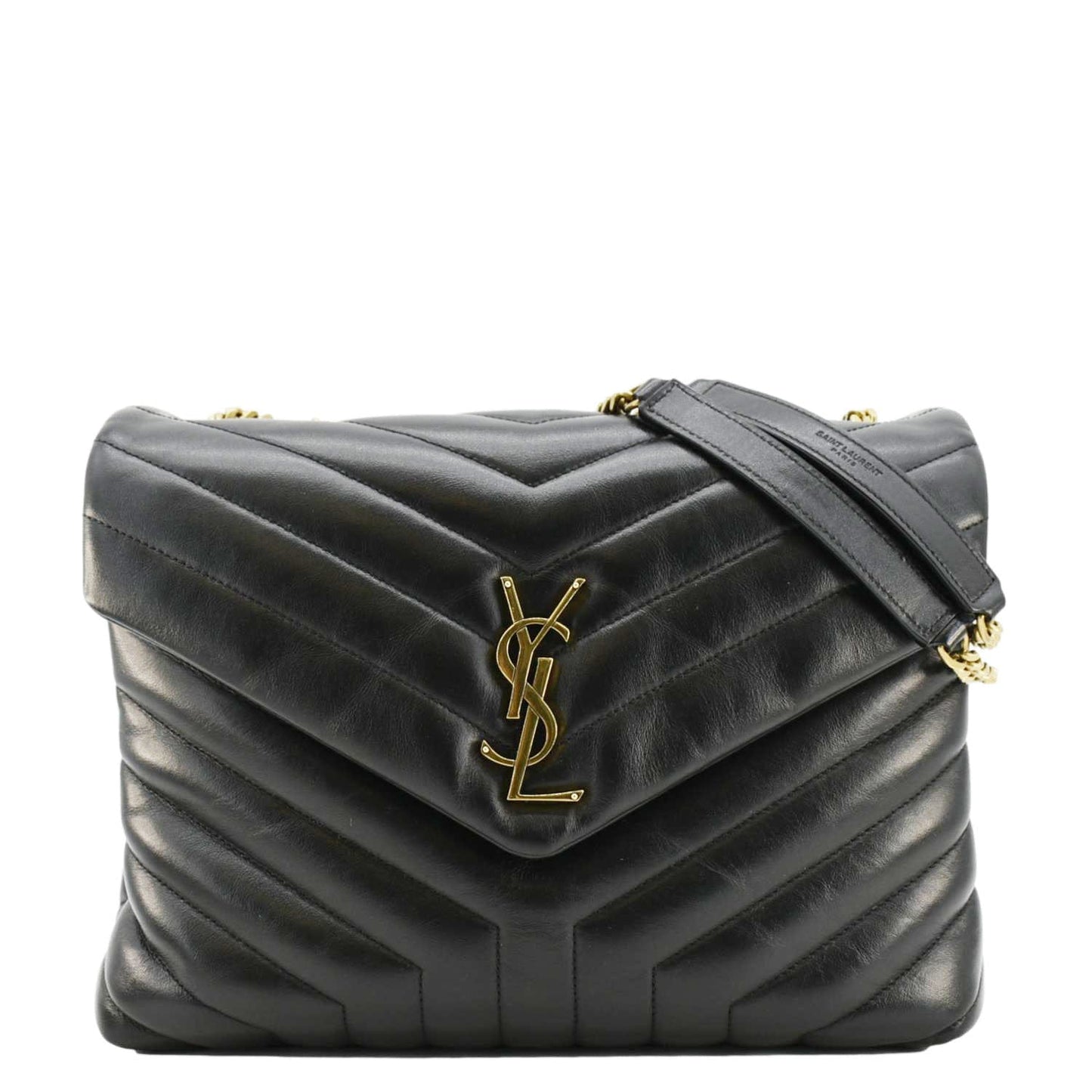 Saint Laurent Loulou Leather Black Crossbody Style 15
