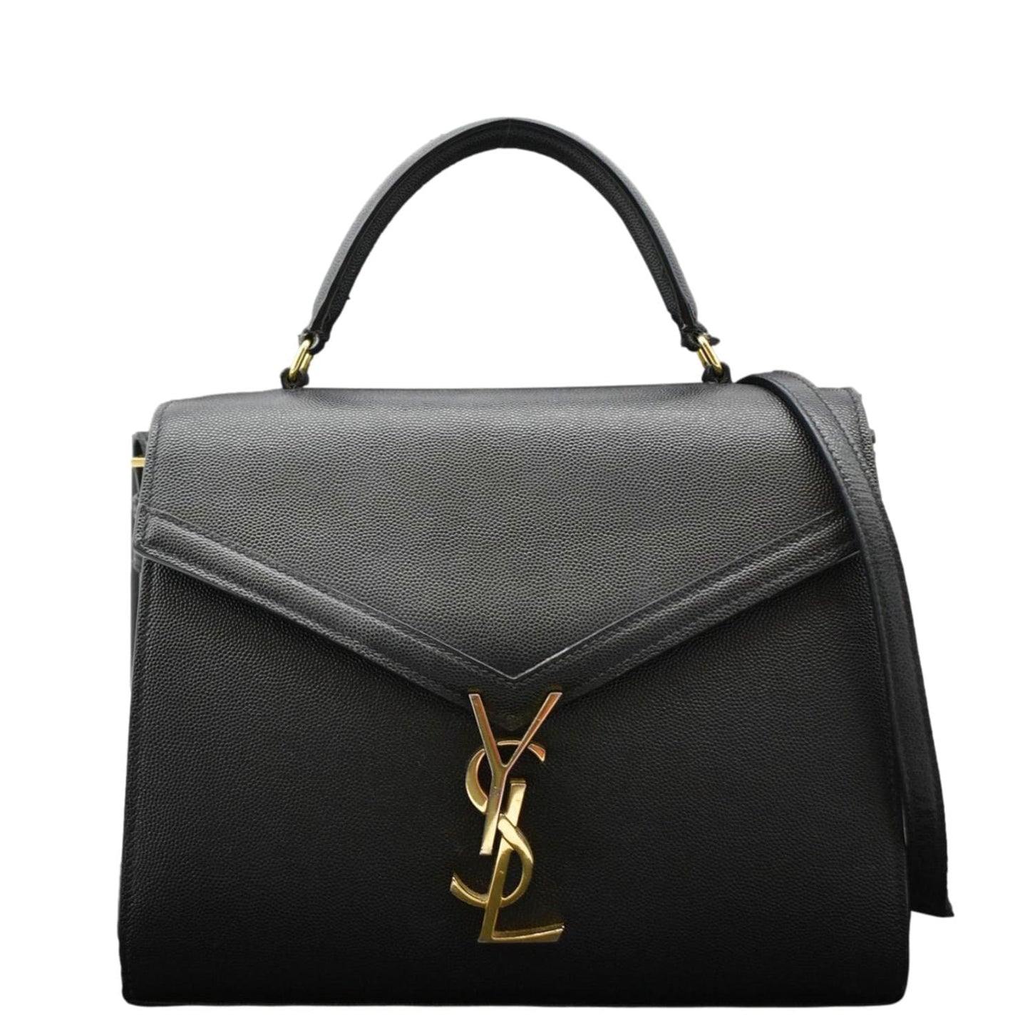 Saint Laurent Cassandra Leather Black Shoulder Bag Leather