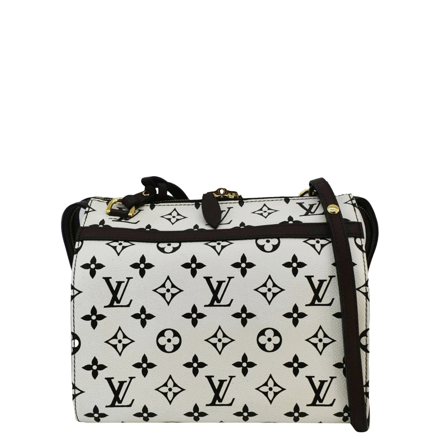 LOUIS VUITTON Amazon PM Monogram Canvas Crossbody Bag White Chocolate