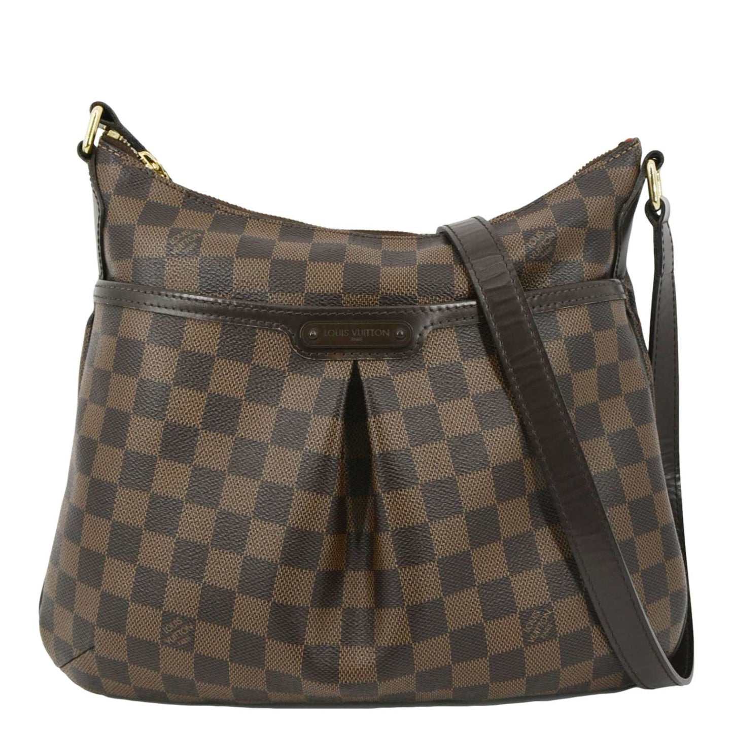 LOUIS VUITTON Bloomsbury Damier Ebene Crossbody Bag Brown