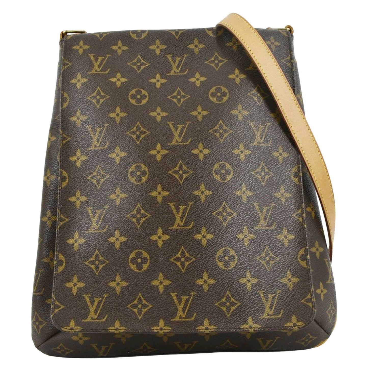 LOUIS VUITTON M tte Salsa GM Monogram Canvas Crossbody Bag Brown