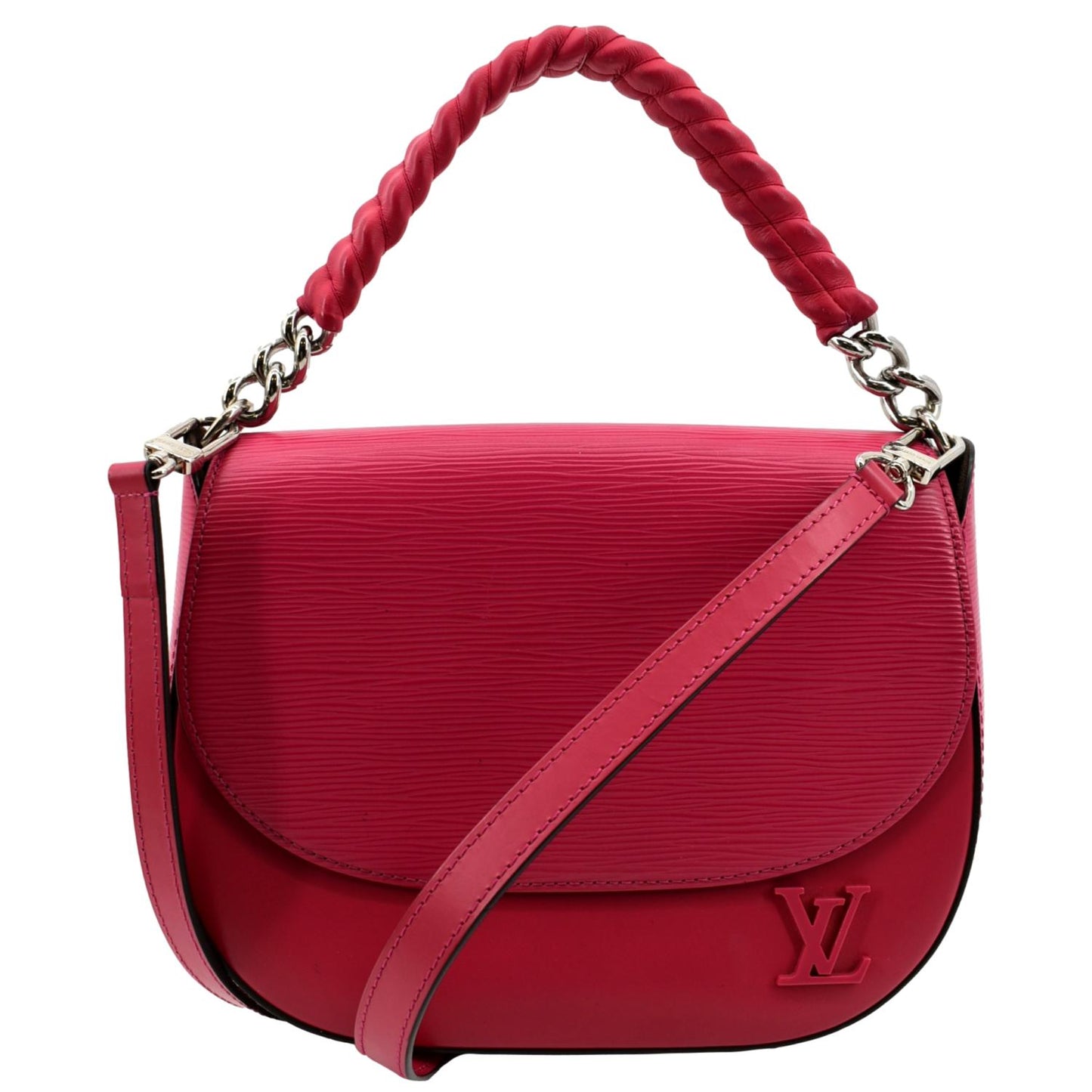 LOUIS VUITTON Luna Epi Leather Crossbody Bag Pink