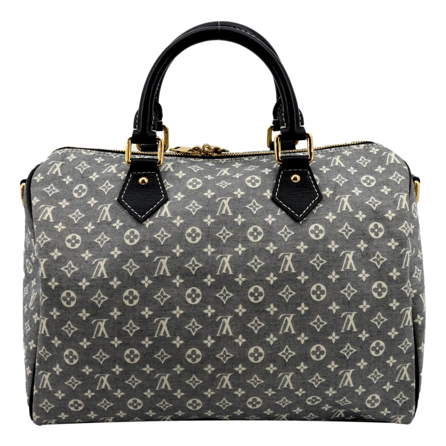 LOUIS VUITTON 30 Monogram Idylle Satchel Bag Fusain
