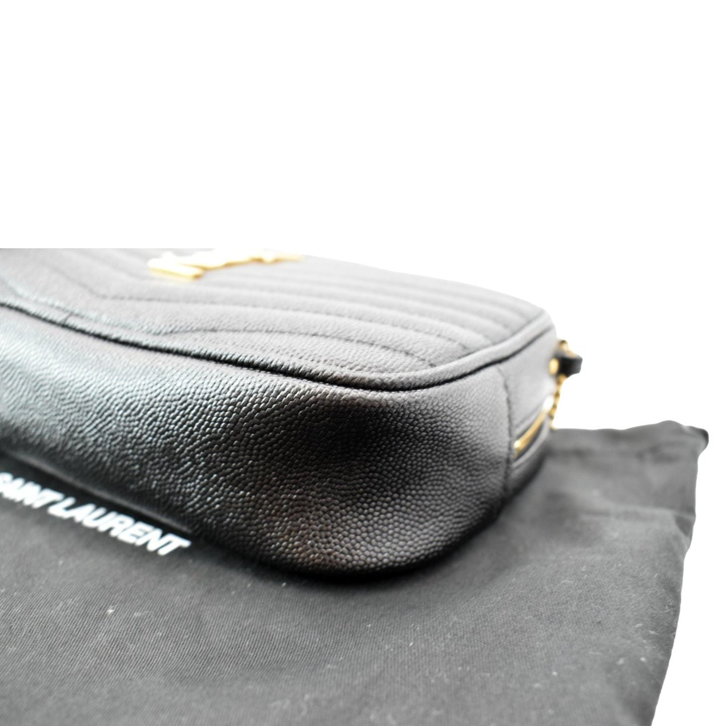 Saint Laurent Lou Leather Black Crossbody Style 13