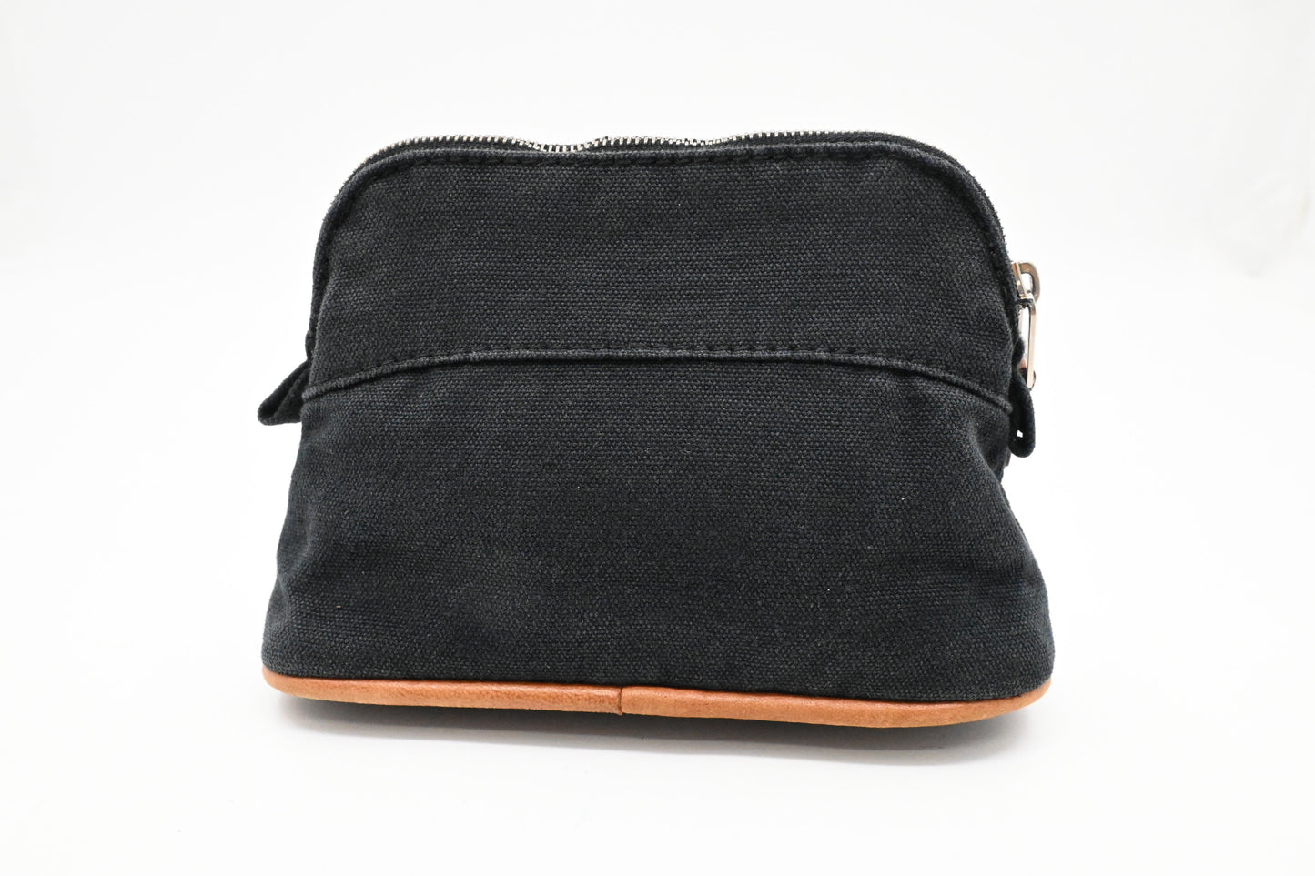 Hermes Mini Mini Bolide Pouch In Black Canvas