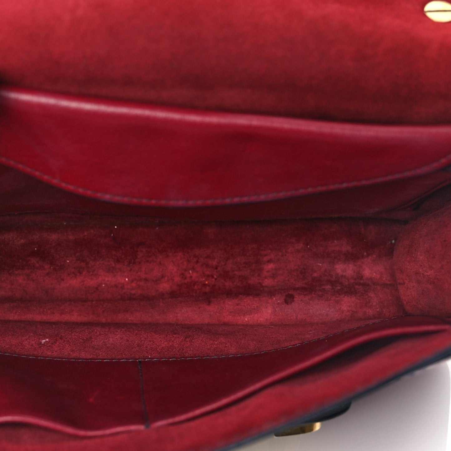 Christian Dior Calfskin J'Adior Chain Flap Bag Red
