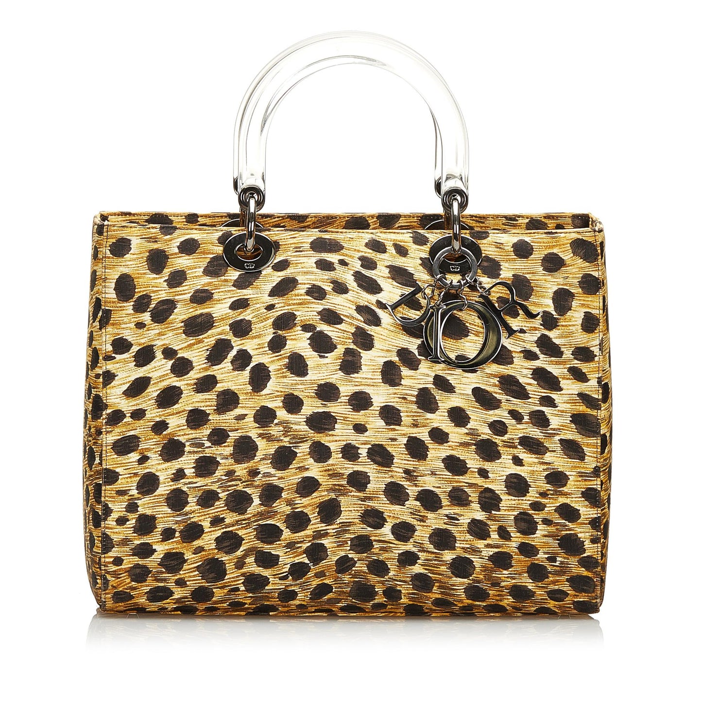 Dior Lady Dior Mini Canvas Handbag