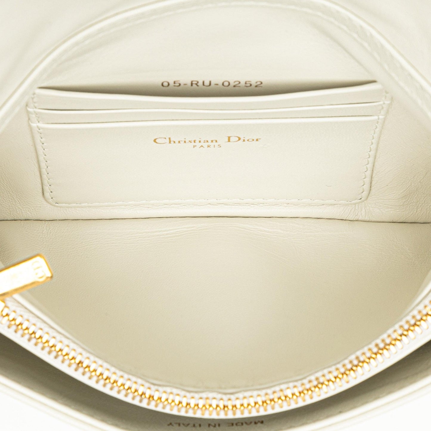 Dior Mini Calfskin Macrocannage Lucky Star Caro Bag