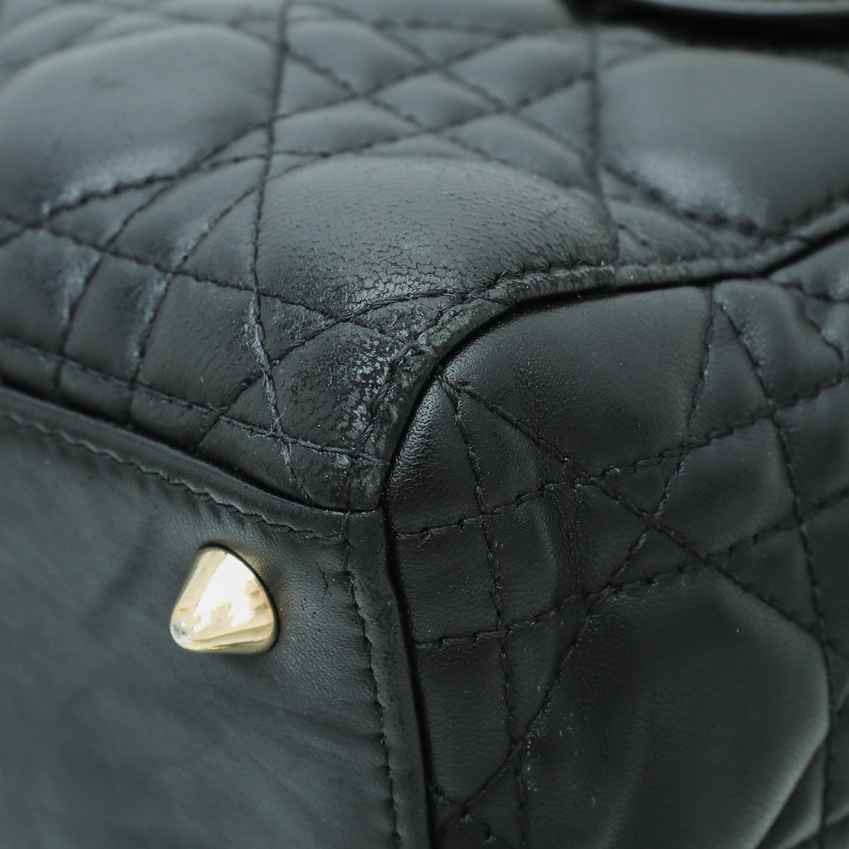 Christian Dior Black Lady Dior My Abcdior Small Bag