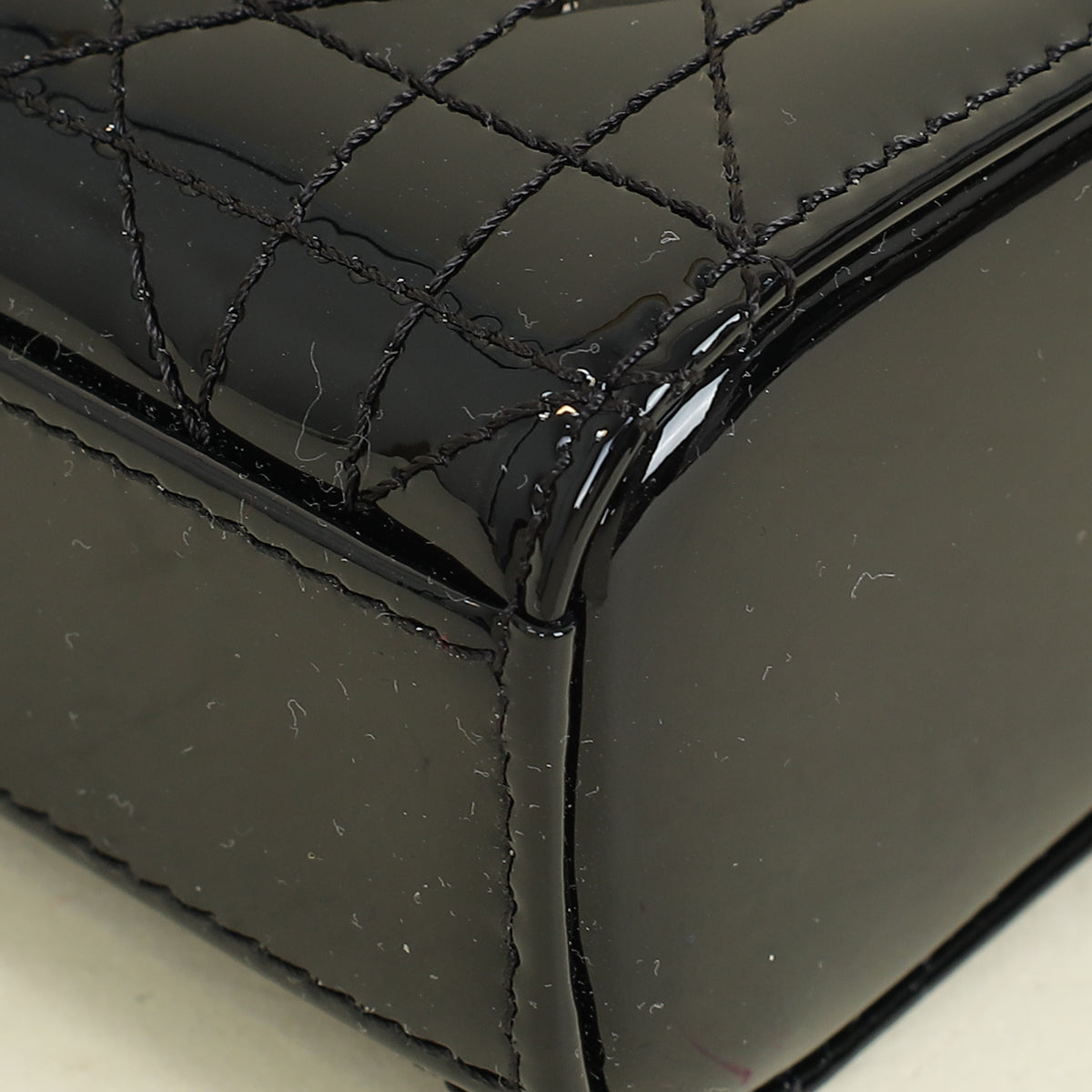 Christian Dior Black Micro Lady D-Joy Bag