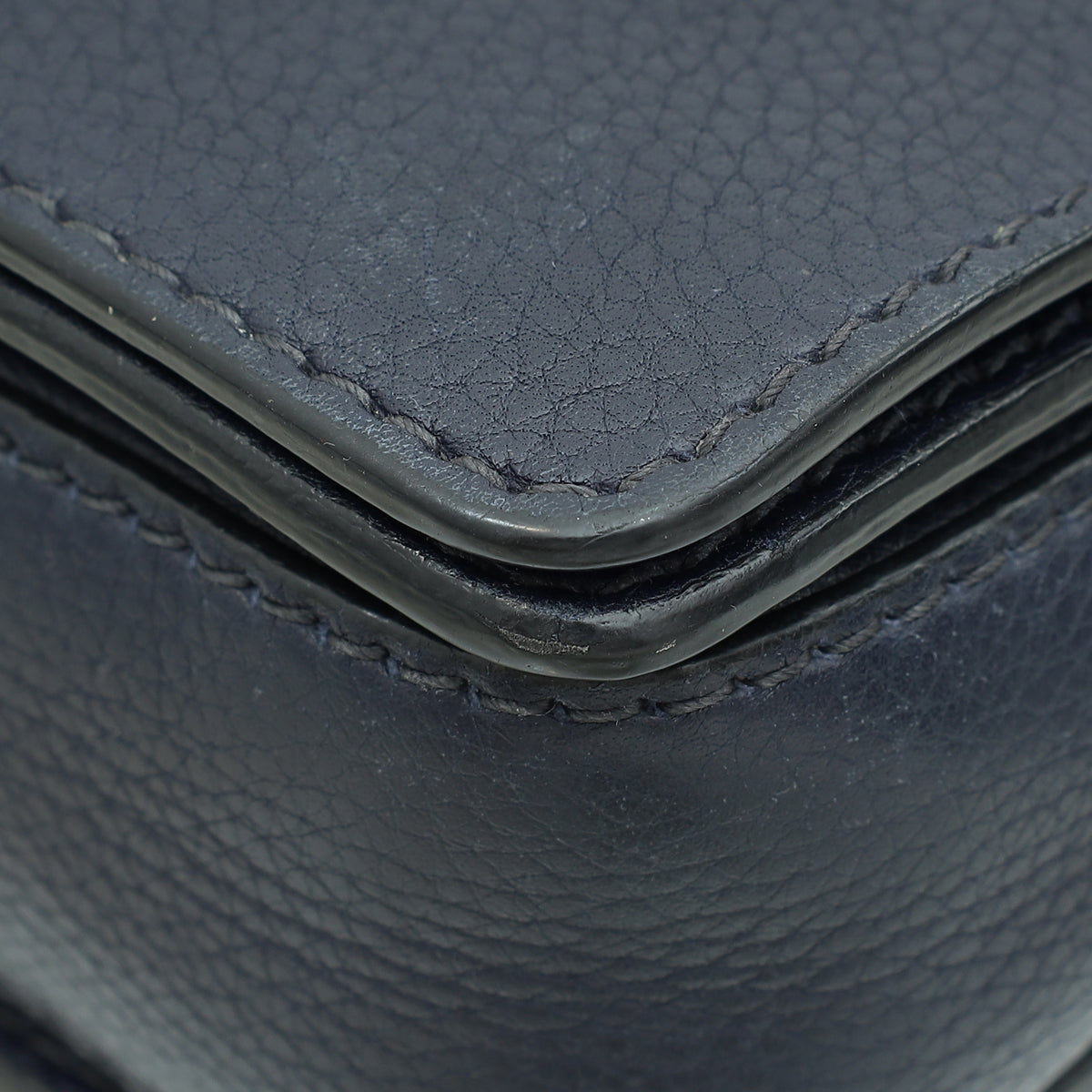 Christian Dior Navy Blue Dio R Evolution Flap Bag