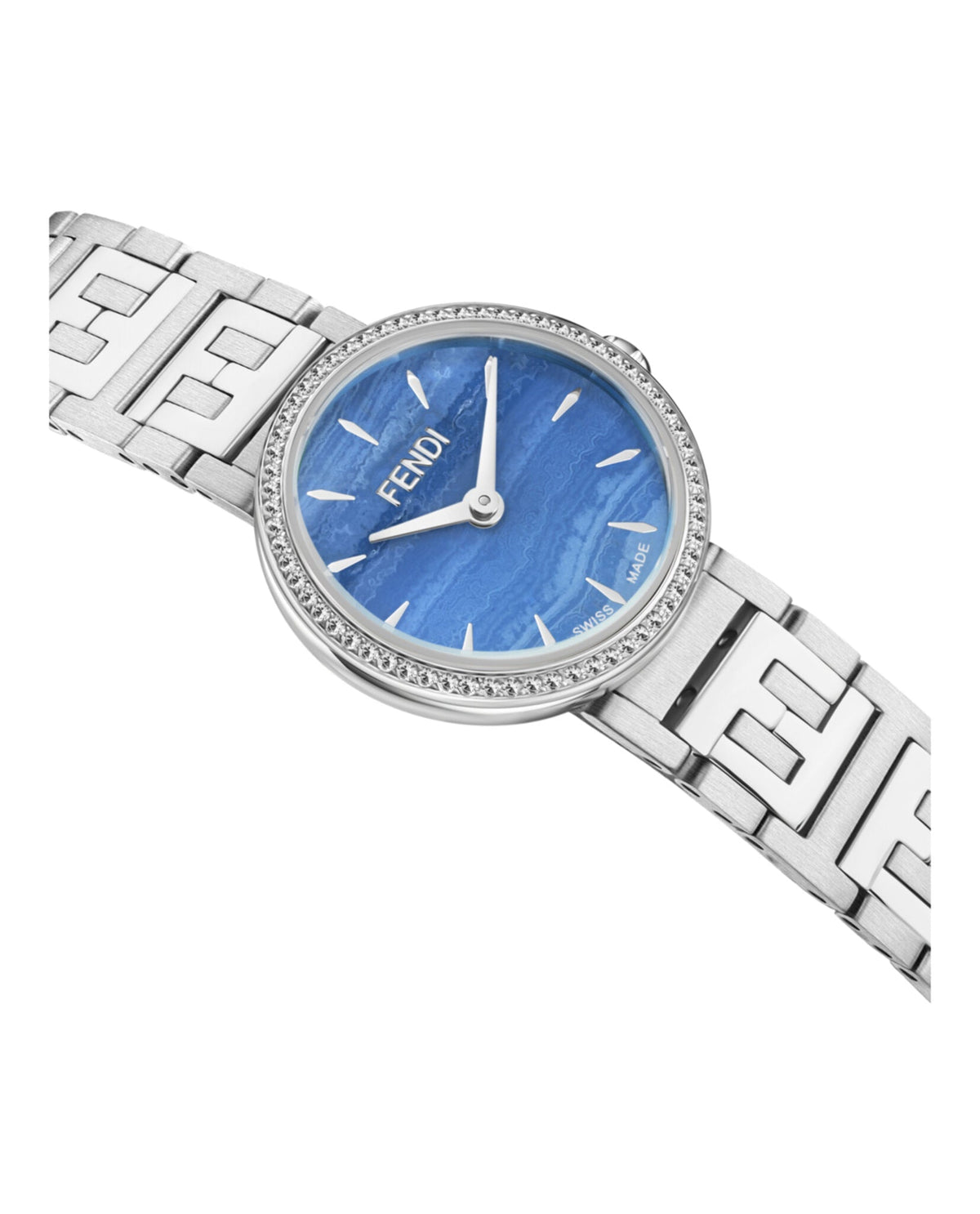 Fendi Womens Stainless Steel 19mm Bracelet Fashion Watch