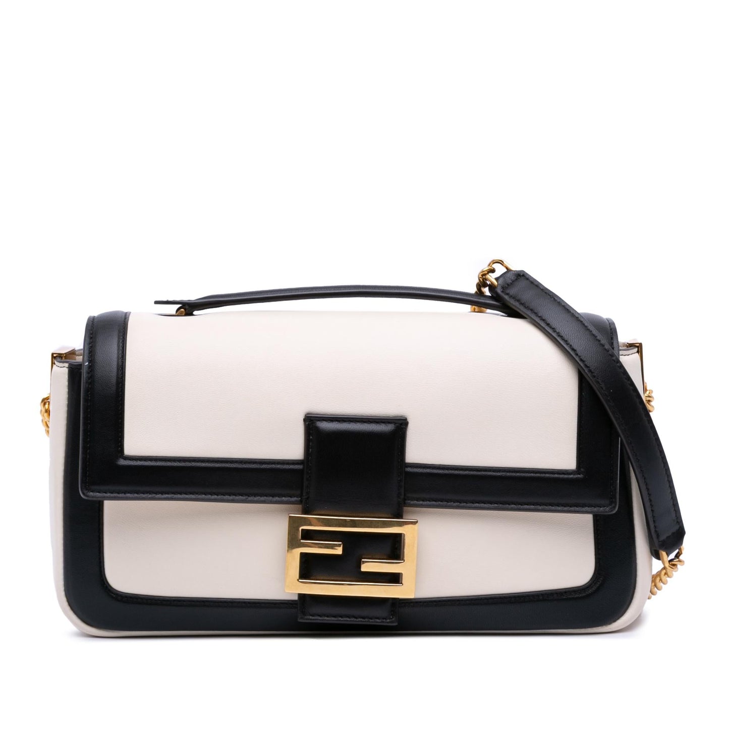 Fendi Baguette Leather Red Shoulder Bag Style 24