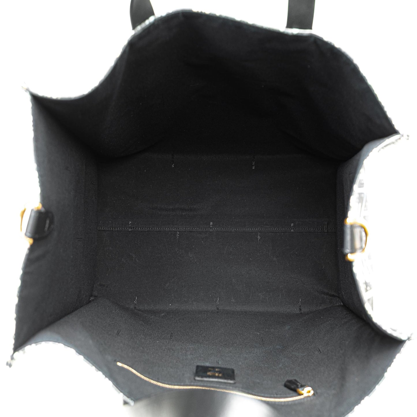 Fendi Joshua Vides Zucca Coated Canvas Cloudy Shopper Satchel