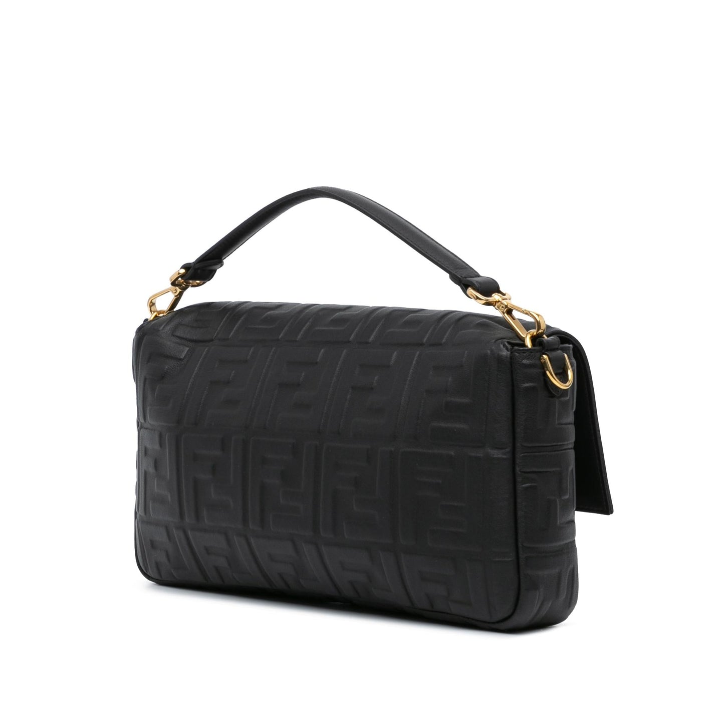 Fendi Zucca Embroidered Canvas Baguette Satchel Shg-Mie6Q3