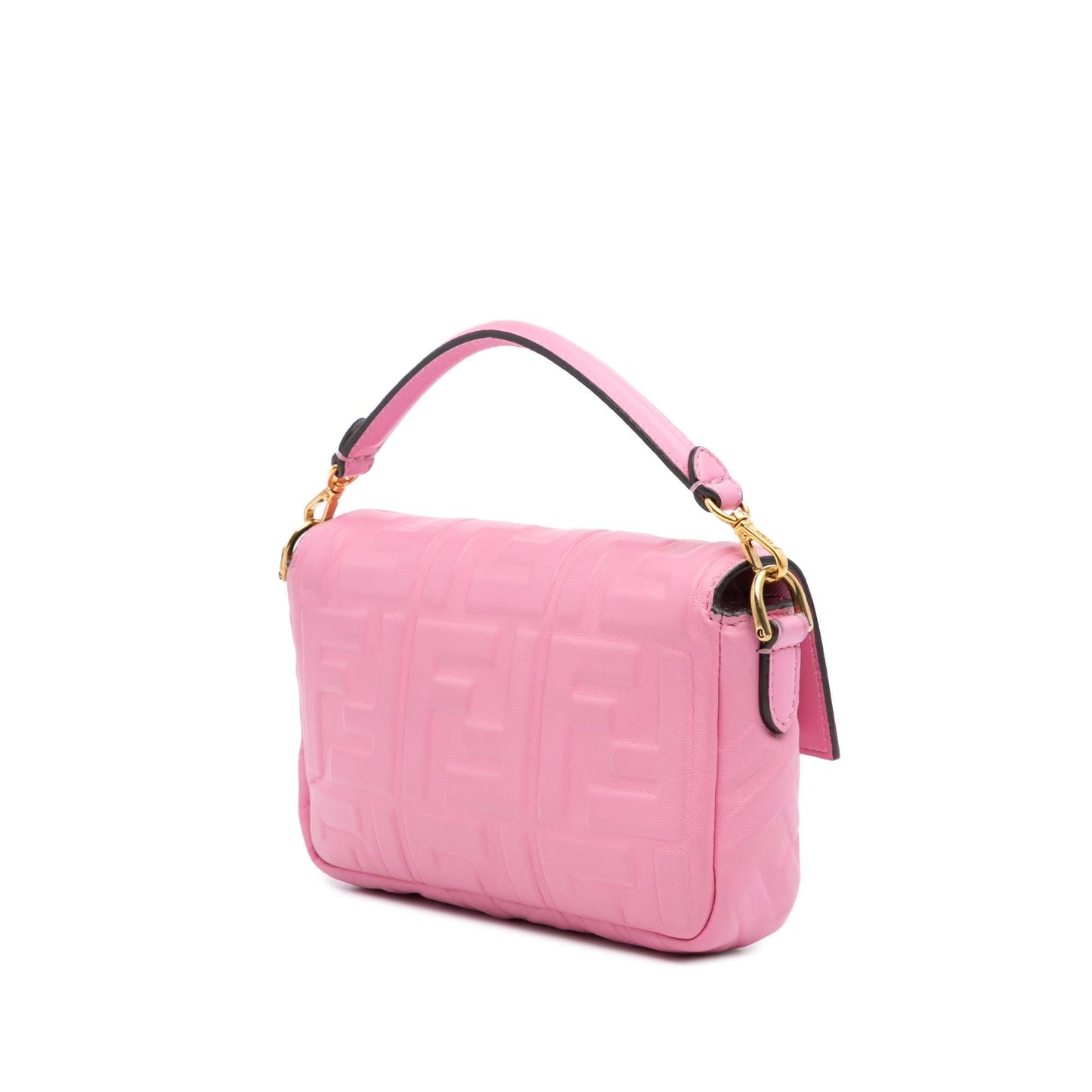 Fendi Fendigraphy Leather Red Shoulder Bag Style 2