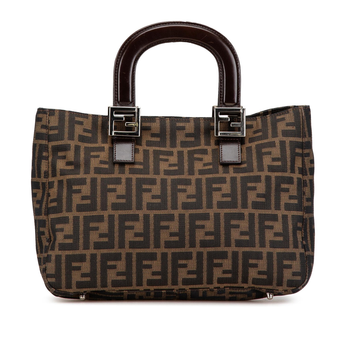 Fendi Tote Canvas Red Tote Bag Style 3