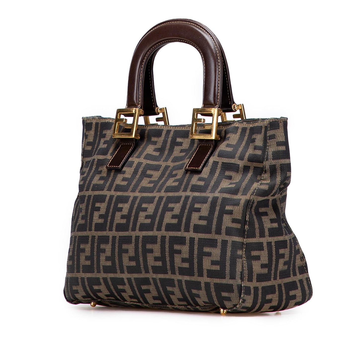 Fendi Tote Zucchino Red Tote Bag Style 46
