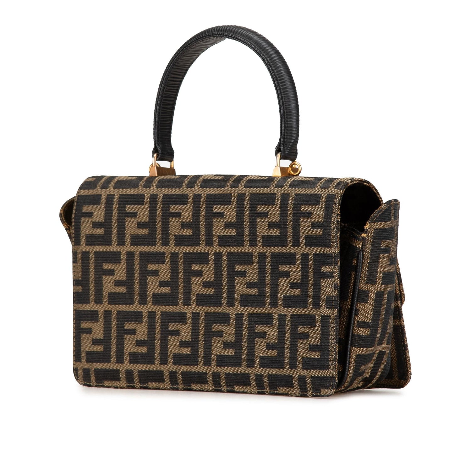 Fendi Sarah Coleman Mini Coated Canvas FF Vertigo Mon Tresor Bucket