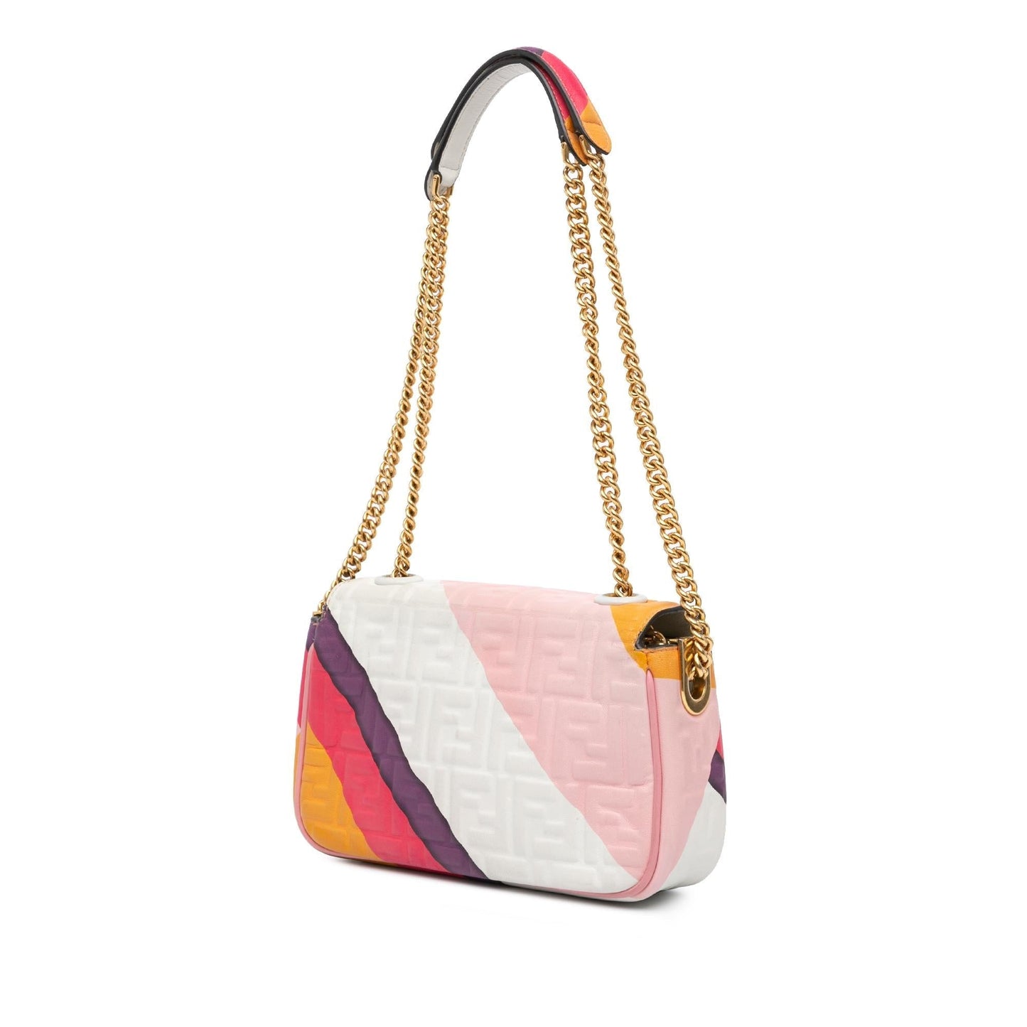 Fendi Baguette Leather Red Shoulder Bag Style 15