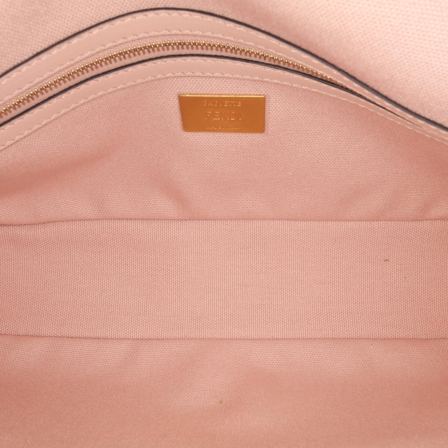 Fendi Baguette Canvas Red Shoulder Bag Style 16