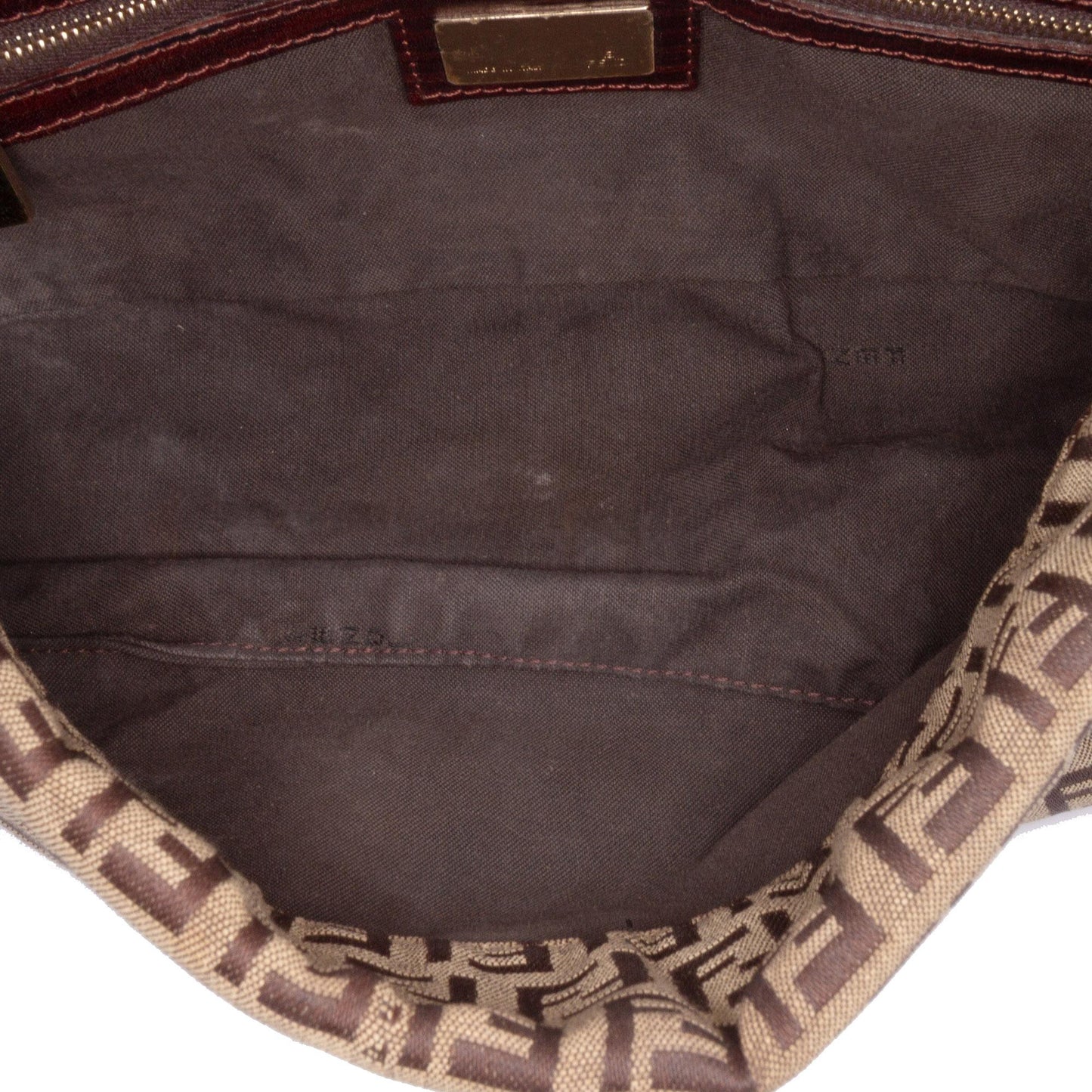 Fendi Zucchino Red Shoulder Bag Style 23