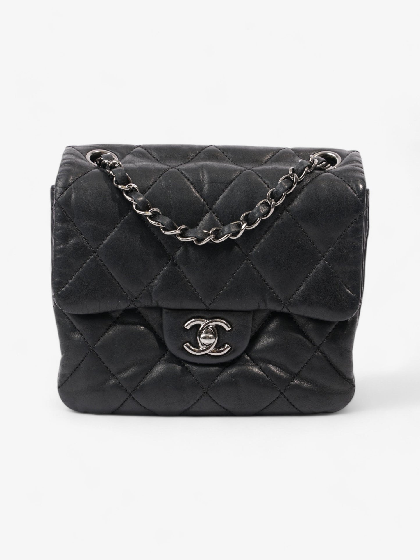 Chanel Lambskin Black Shoulder Bag Style 19