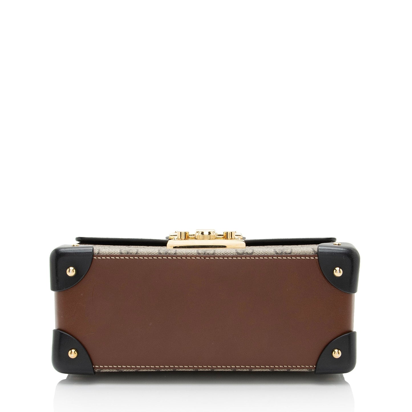 Gucci GG Supreme Bamboo Padlock Top Handle